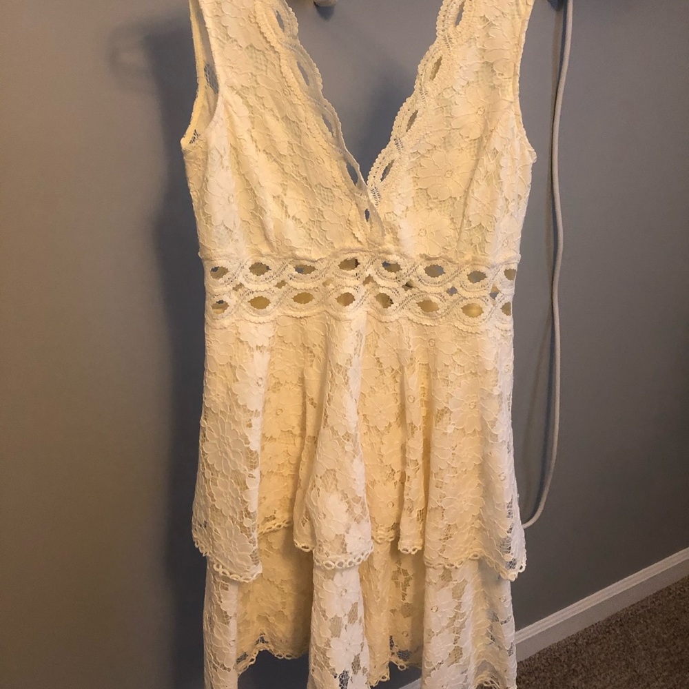 Off White Lace Dress